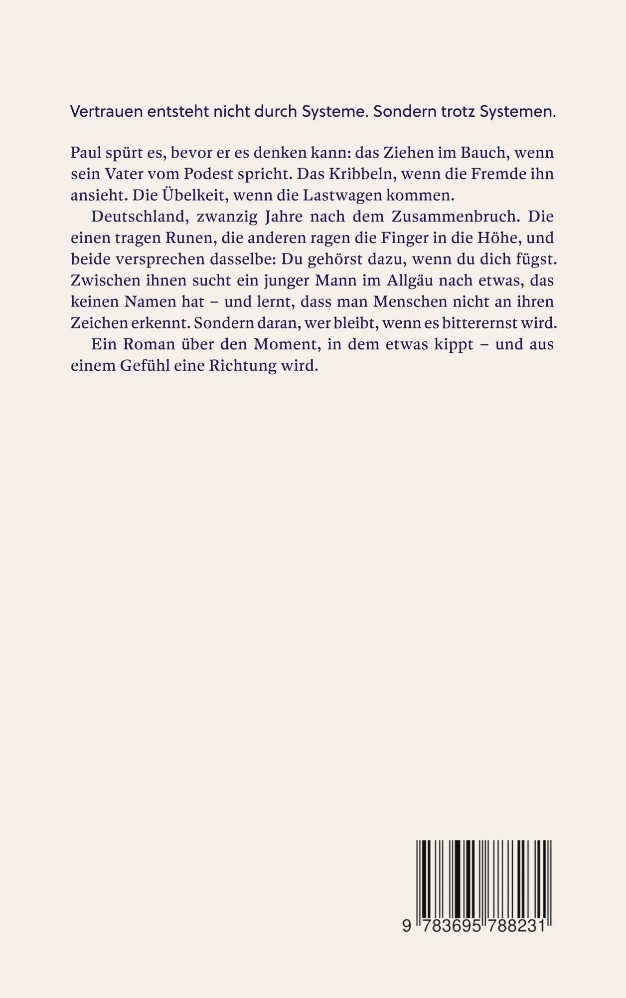 Rückseite: 9783695788231 | Die Richtung, die wir gehen | Toby Schäpsmeier | Taschenbuch | 400 S.