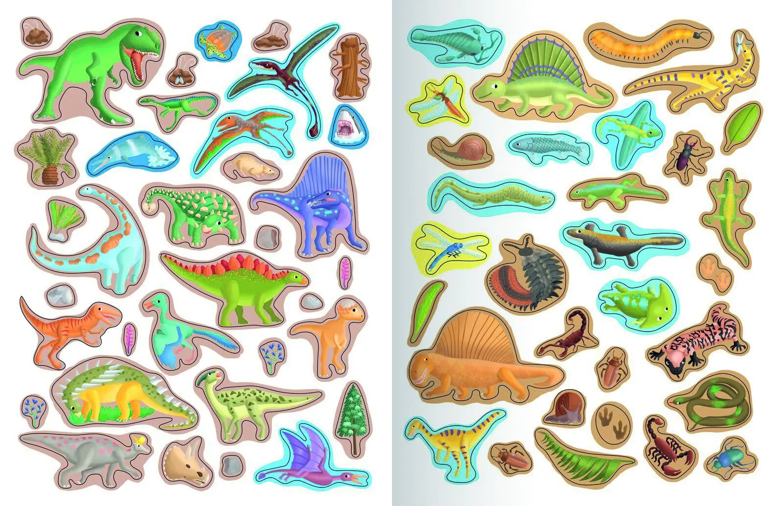 Bild: 9783741528231 | Mein großes Stickerbuch Dinosaurier &amp; Urzeit | Ilaria Barsotti | Buch