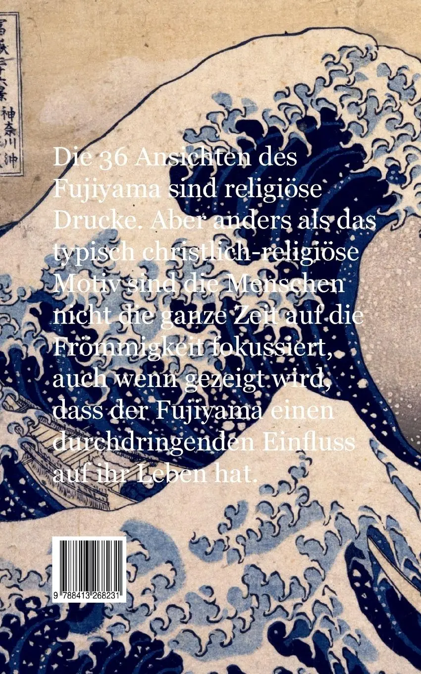 Rückseite: 9788413268231 | Hokusai 36 Ansichten des Berges Fuji | Cristina Berna (u. a.) | Buch