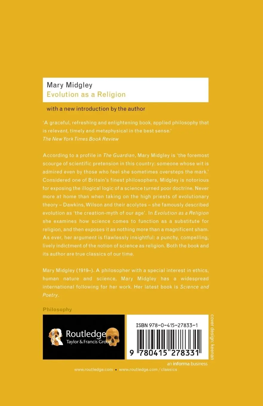 Rückseite: 9780415278331 | Evolution as a Religion | Strange Hopes and Stranger Fears | Midgley