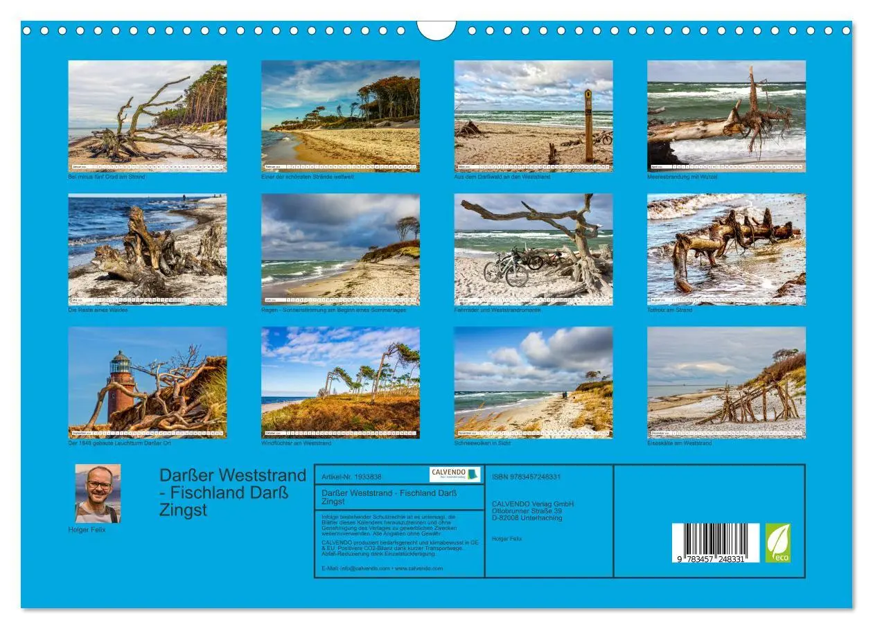 Bild: 9783457248331 | Darßer Weststrand - Fischland Darß Zingst (Wandkalender 2026 DIN A3...