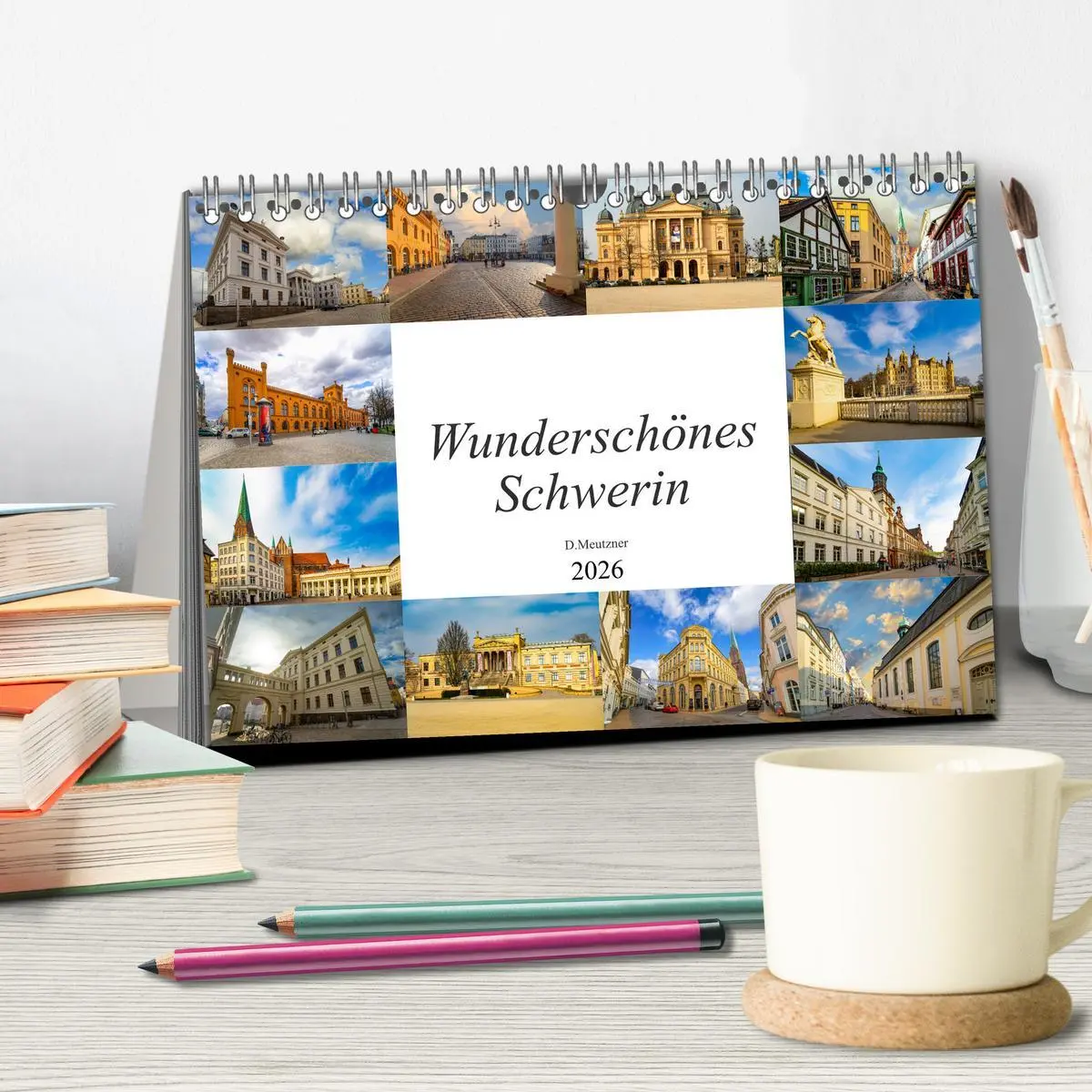Bild: 9783457798331 | Wunderschönes Schwerin (Tischkalender 2026 DIN A5 quer), CALVENDO...