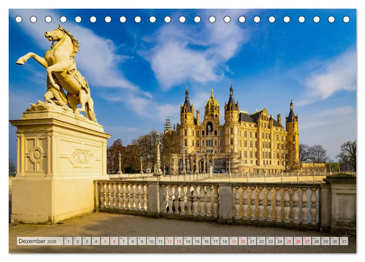 Bild: 9783457798331 | Wunderschönes Schwerin (Tischkalender 2026 DIN A5 quer), CALVENDO...