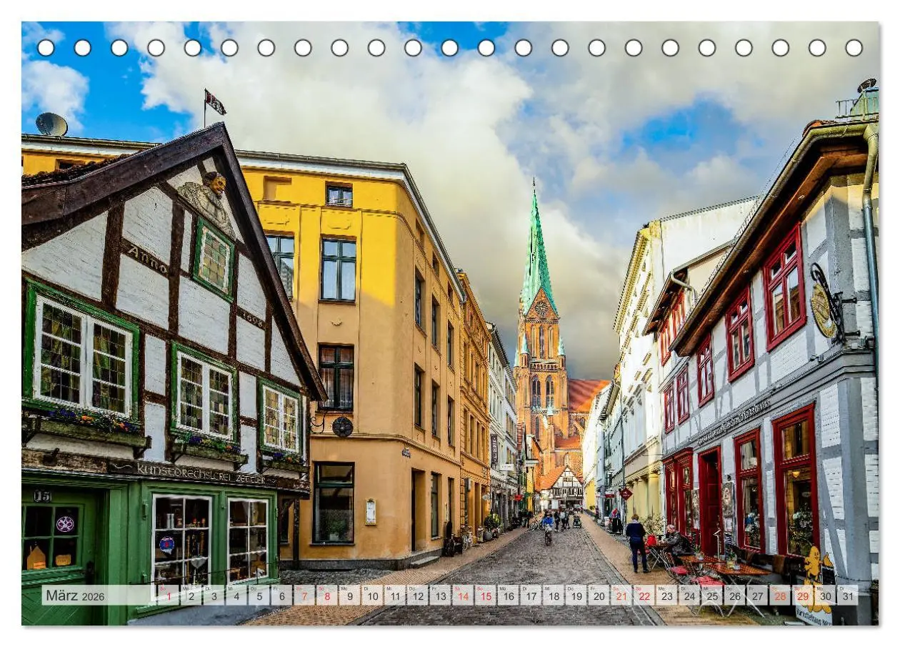 Bild: 9783457798331 | Wunderschönes Schwerin (Tischkalender 2026 DIN A5 quer), CALVENDO...