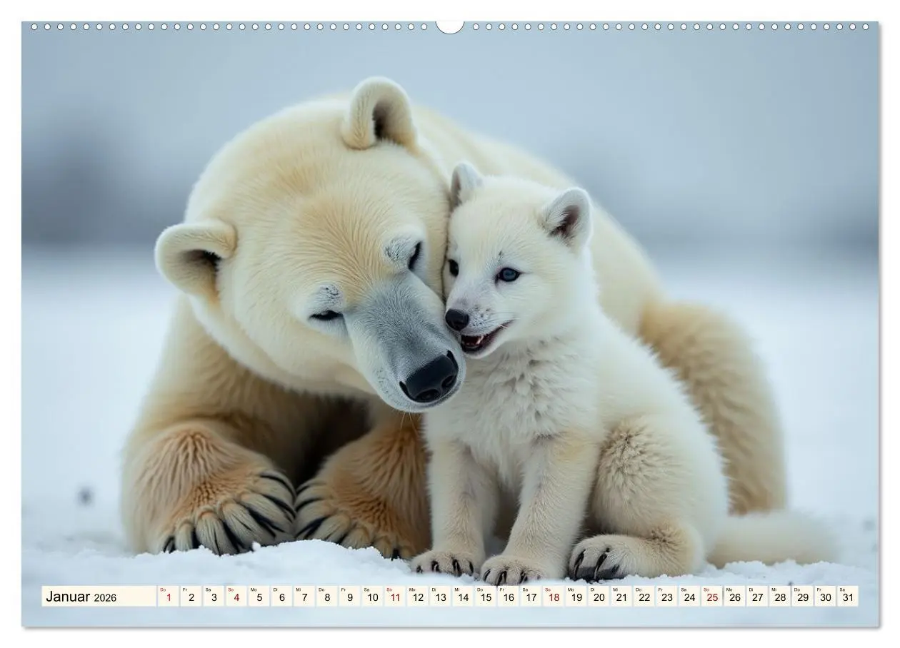 Bild: 9783516028331 | Ungewöhnliche Tierfreundschaften (Wandkalender 2026 DIN A2 quer),...