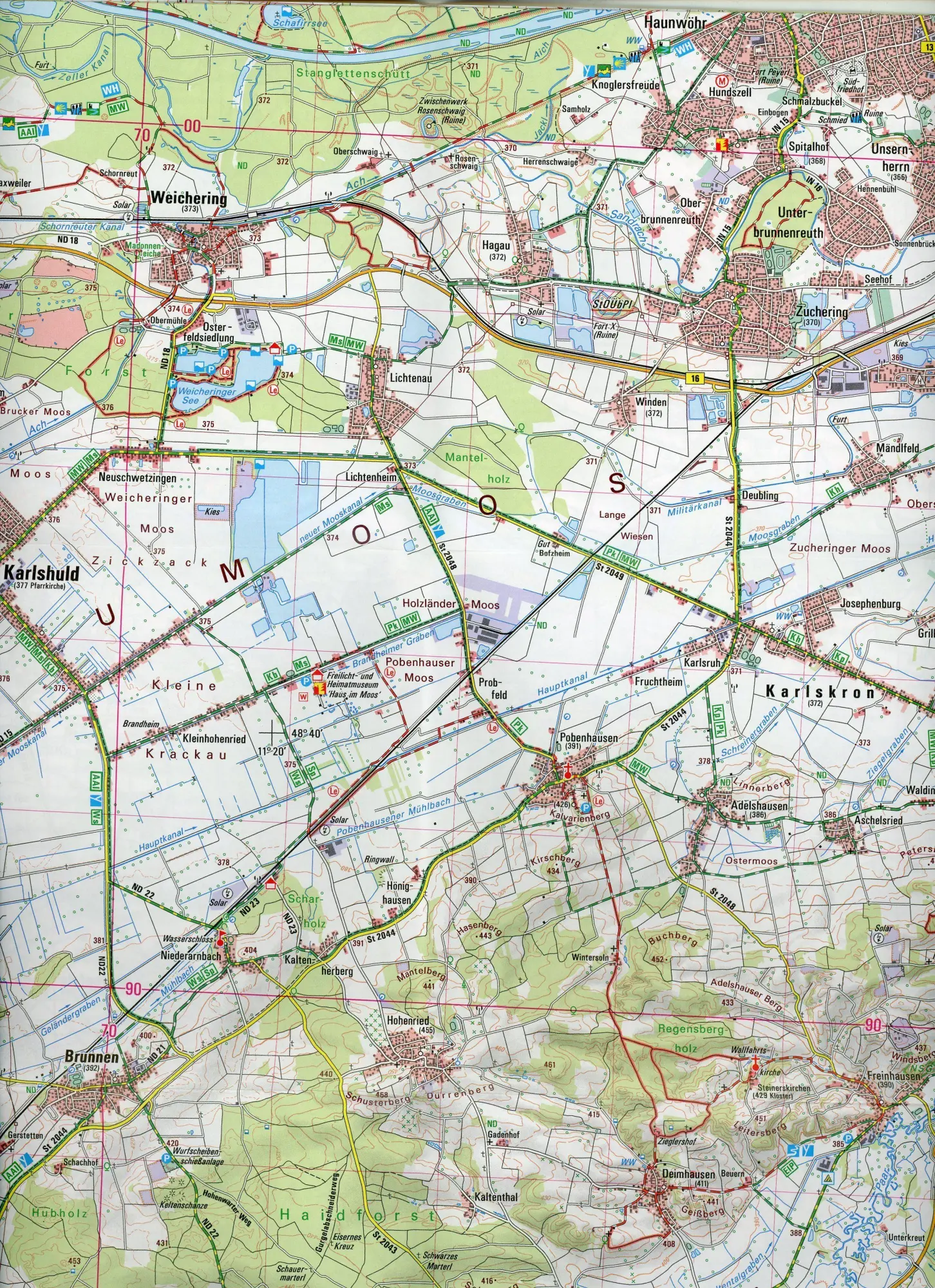 Bild: 9783899338331 | Pfaffenhofen - Schrobenhausen 1 : 50 000 (UK50-34) | Digitalisierung