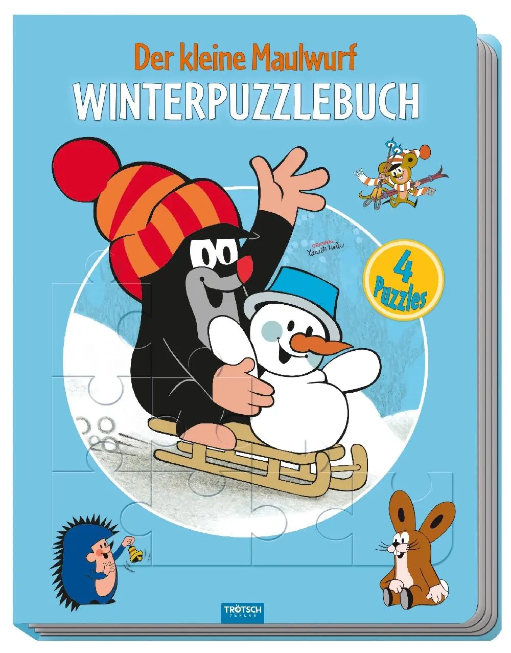 Cover: 9783957748331 | Trötsch Der kleine Maulwurf Winter Puzzlebuch | Zdenek Miler | Buch