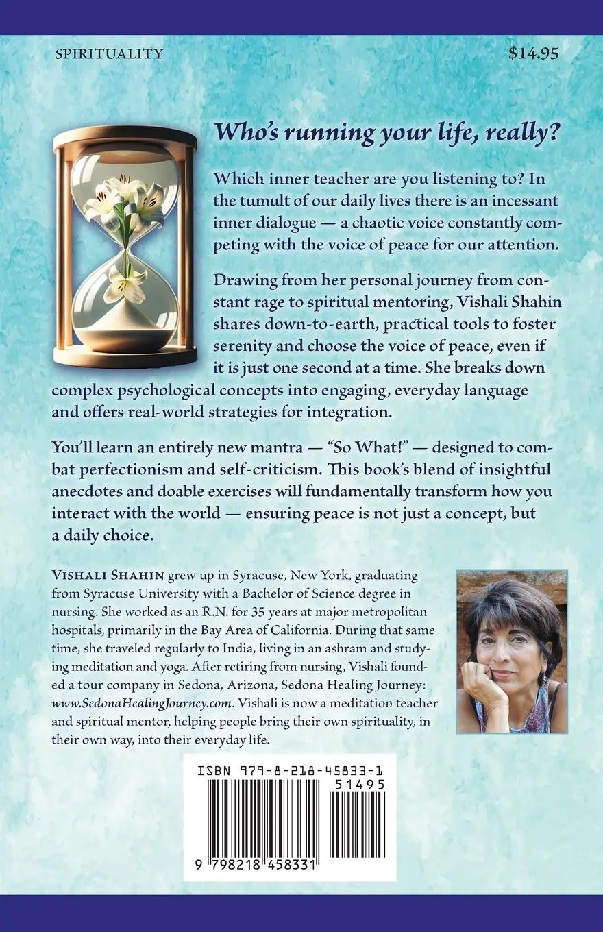 Rückseite: 9798218458331 | How to Choose Peace | One Second At a Time | Vishali Shahin | Buch