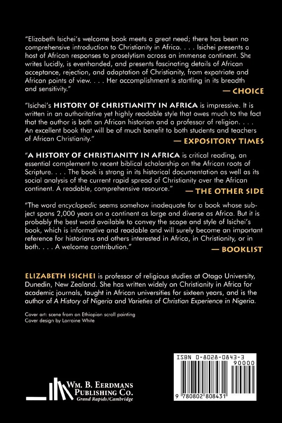 Rückseite: 9780802808431 | A History of Christianity in Africa | From Antiquity to the Present