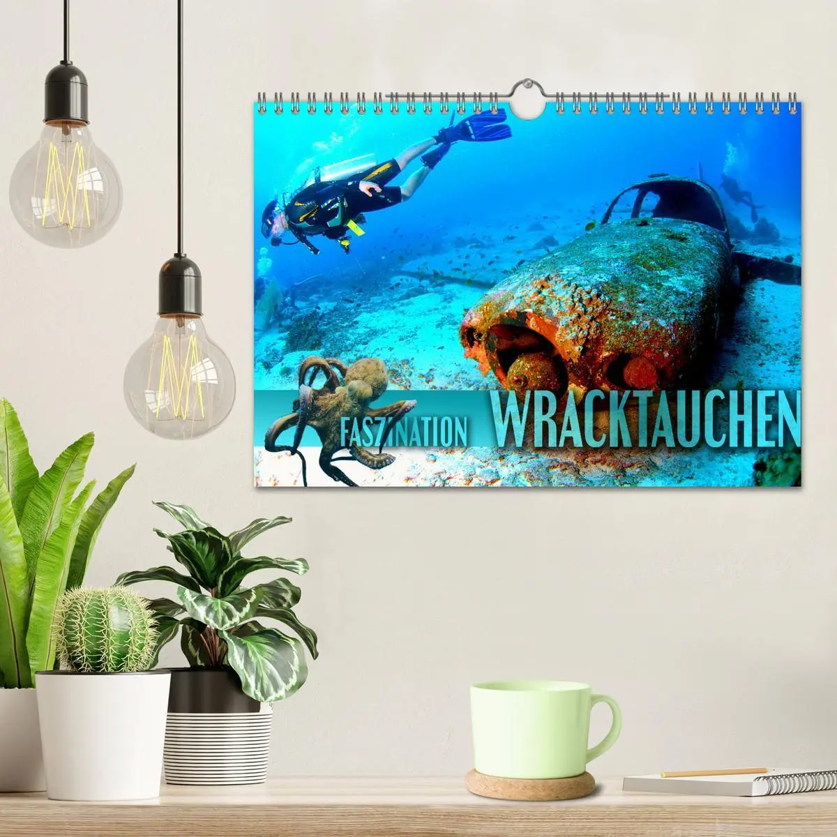 Bild: 9783457548431 | Faszination Wracktauchen (Wandkalender 2026 DIN A4 quer), CALVENDO...