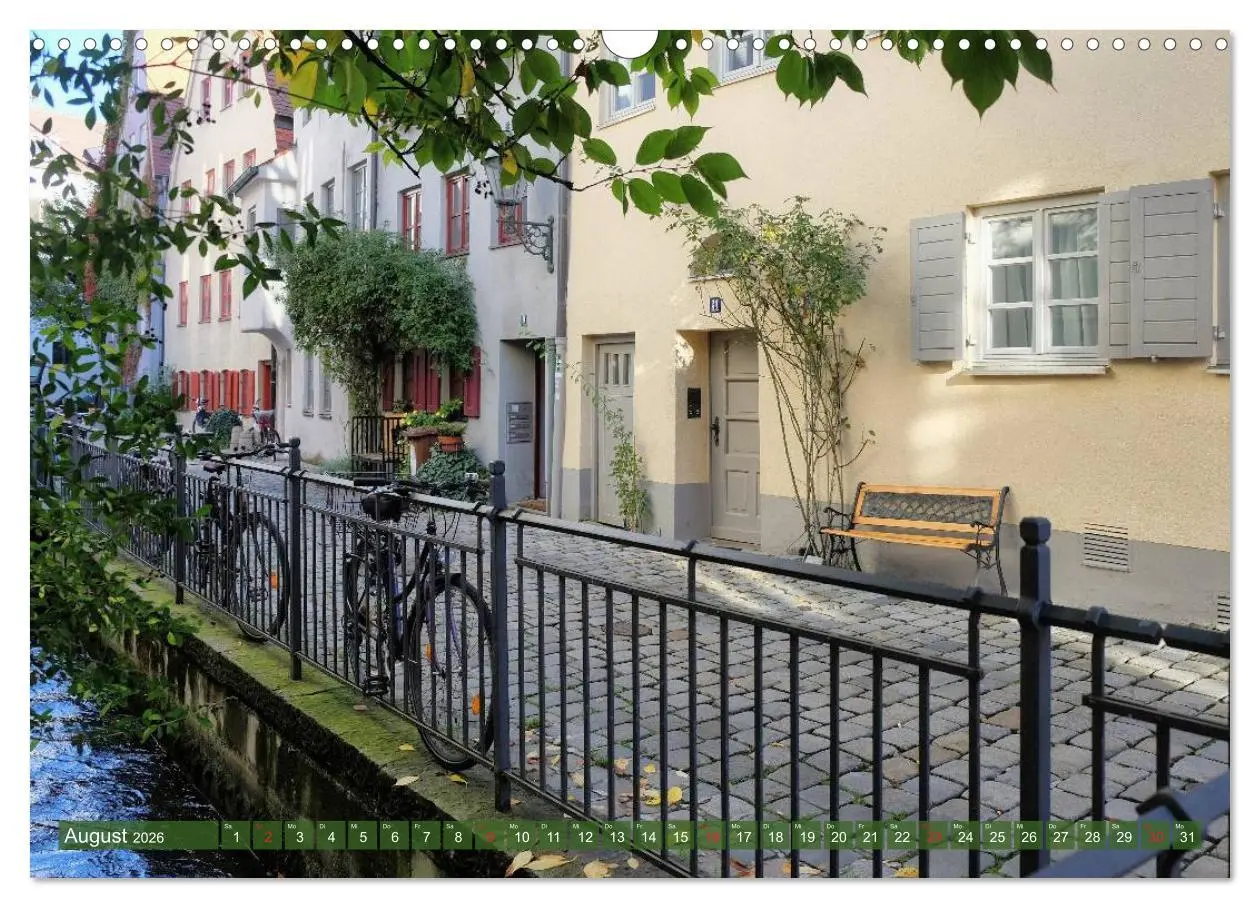 Bild: 9783457858431 | Unterwegs in Augsburg (Wandkalender 2026 DIN A3 quer), CALVENDO...