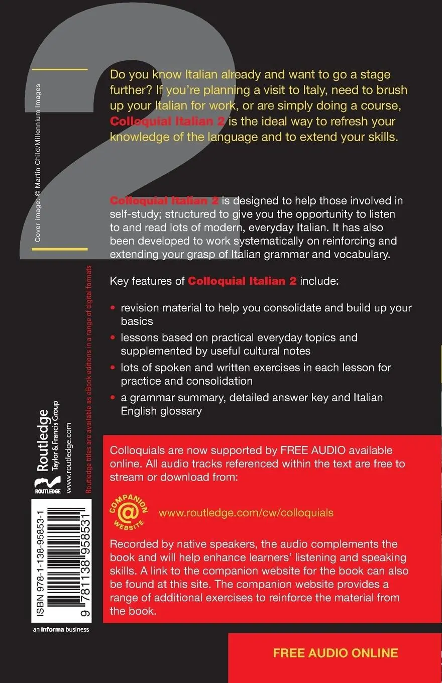 Rückseite: 9781138958531 | Colloquial Italian 2 | The Next Step in Language Learning | Buch