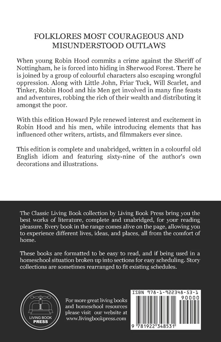 Rückseite: 9781922348531 | The Merry Adventures of Robin Hood | Howard Pyle | Taschenbuch | 2020