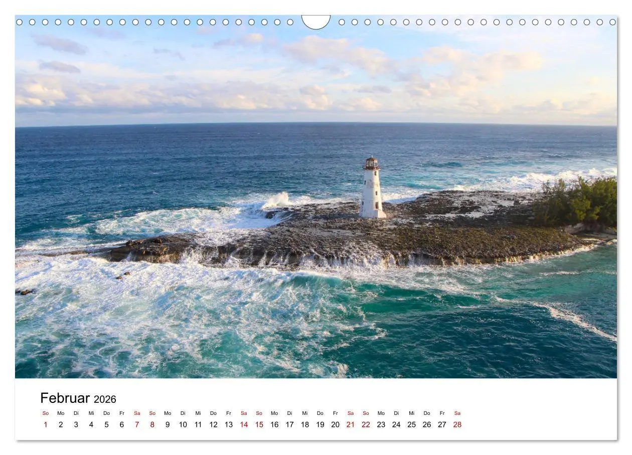Bild: 9783457608531 | Bahamas - Paradiesische Strände. (Wandkalender 2026 DIN A3 quer),...
