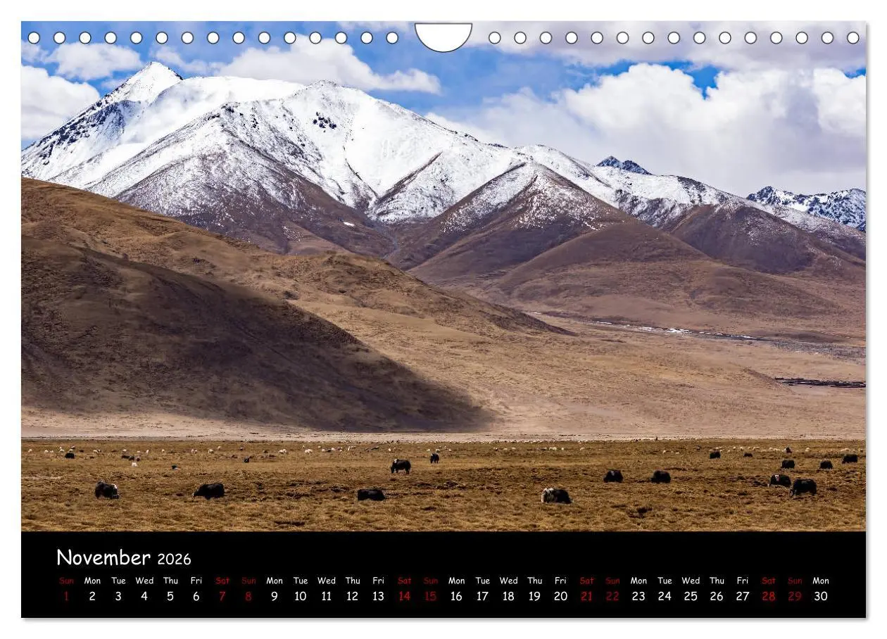 Bild: 9783516558531 | Tibet Land of Legends (Wall Calendar 2026 DIN A4 landscape),...