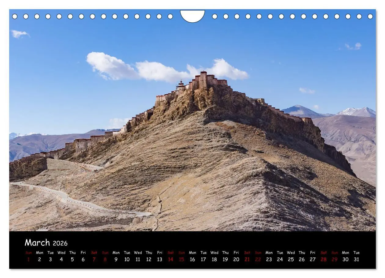Bild: 9783516558531 | Tibet Land of Legends (Wall Calendar 2026 DIN A4 landscape),...