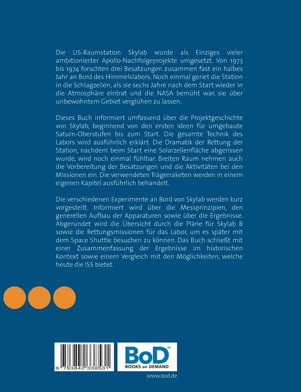 Rückseite: 9783842338531 | Skylab | Amerikas einzige Raumstation | Bernd Leitenberger | Buch