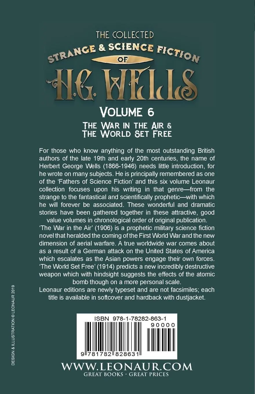 Rückseite: 9781782828631 | The Collected Strange &amp; Science Fiction of H. G. Wells | H. G. Wells