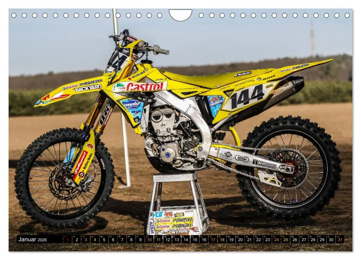 Bild: 9783457768631 | Dirtbikes 2026 (Wandkalender 2026 DIN A4 quer), CALVENDO...