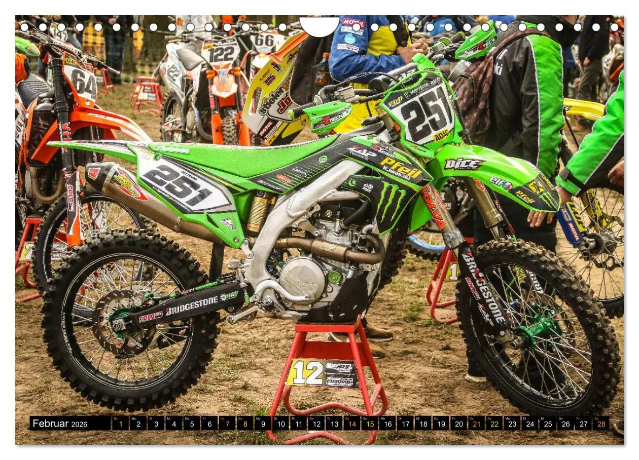 Bild: 9783457768631 | Dirtbikes 2026 (Wandkalender 2026 DIN A4 quer), CALVENDO...