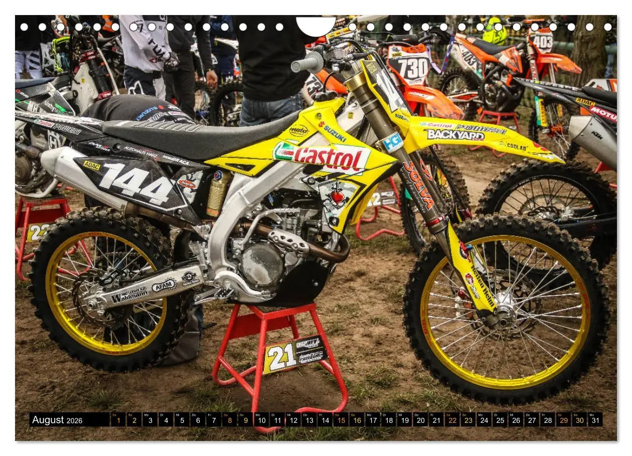 Bild: 9783457768631 | Dirtbikes 2026 (Wandkalender 2026 DIN A4 quer), CALVENDO...