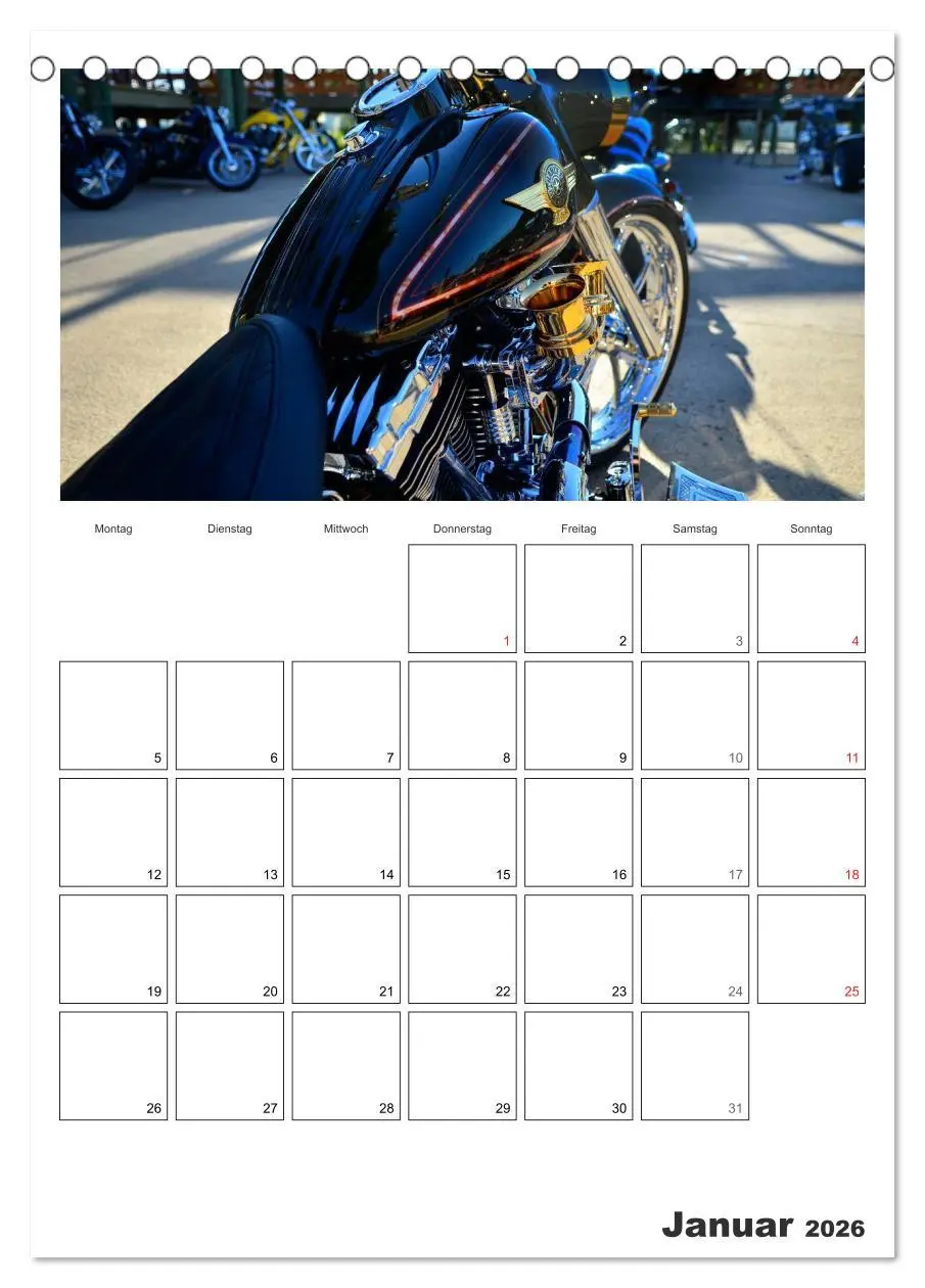 Bild: 9783516478631 | Best of Harley-Davidson Custom-Style 2026 (Tischkalender 2026 DIN...