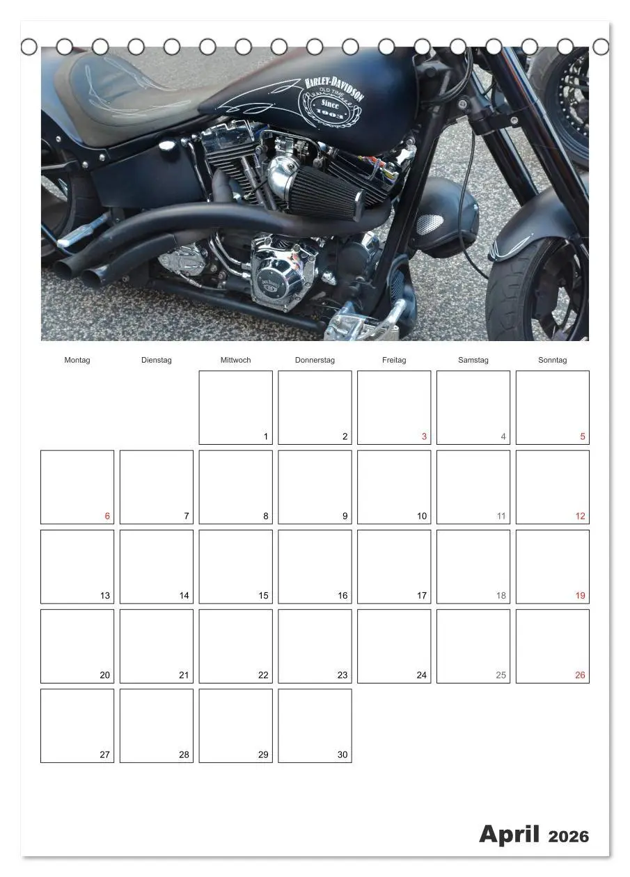 Bild: 9783516478631 | Best of Harley-Davidson Custom-Style 2026 (Tischkalender 2026 DIN...