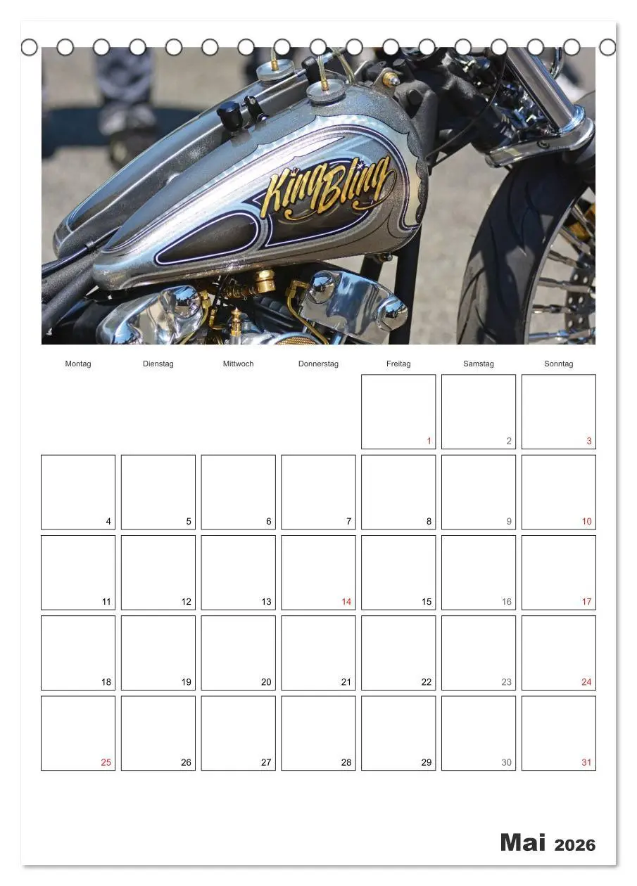 Bild: 9783516478631 | Best of Harley-Davidson Custom-Style 2026 (Tischkalender 2026 DIN...