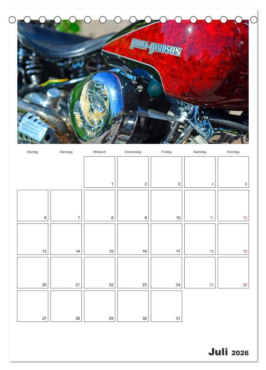 Bild: 9783516478631 | Best of Harley-Davidson Custom-Style 2026 (Tischkalender 2026 DIN...