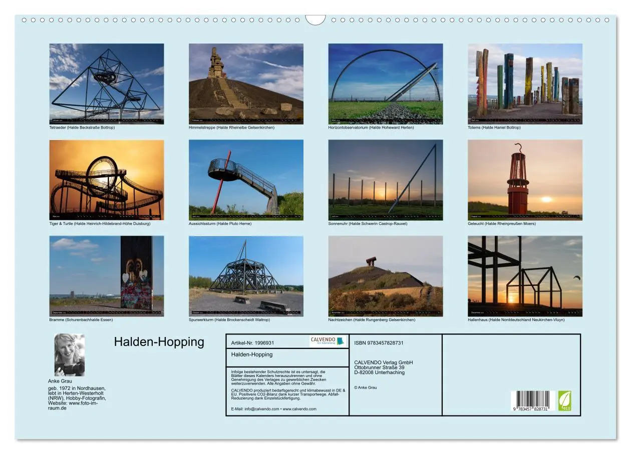 Bild: 9783457828731 | Halden-Hopping (Wandkalender 2026 DIN A2 quer), CALVENDO...