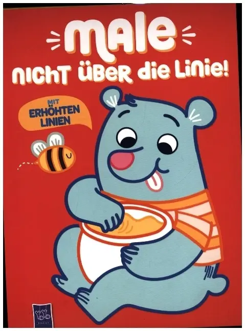 Cover: 9789463788731 | Male nicht über die Linie - Rot | Mit erhöhten Linien | Taschenbuch