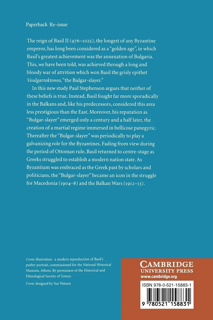 Rückseite: 9780521158831 | The Legend of Basil the Bulgar-Slayer | Paul Stephenson | Taschenbuch