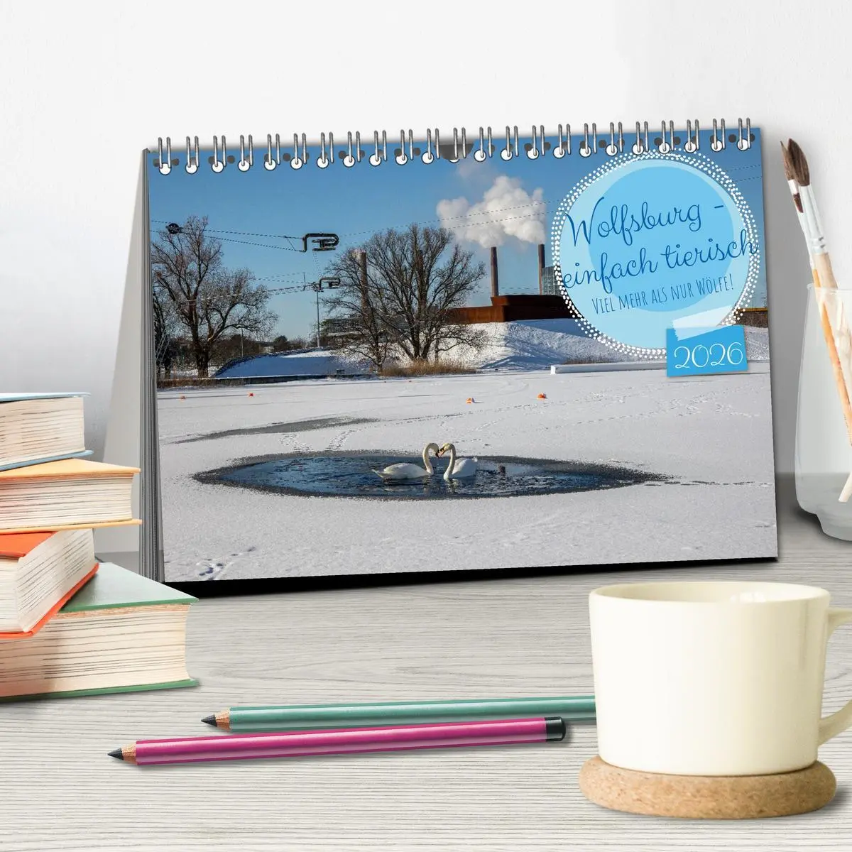Bild: 9783457298831 | Wolfsburg - einfach tierisch (Tischkalender 2026 DIN A5 quer),...