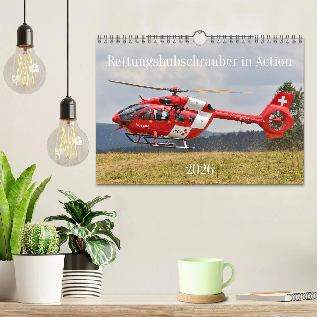 Bild: 9783457368831 | Rettungshubschrauber in Action (Wandkalender 2026 DIN A4 quer),...