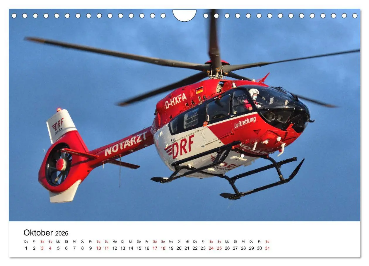 Bild: 9783457368831 | Rettungshubschrauber in Action (Wandkalender 2026 DIN A4 quer),...