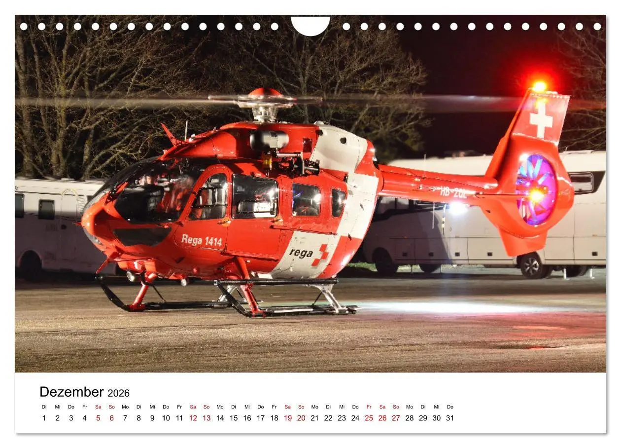 Bild: 9783457368831 | Rettungshubschrauber in Action (Wandkalender 2026 DIN A4 quer),...