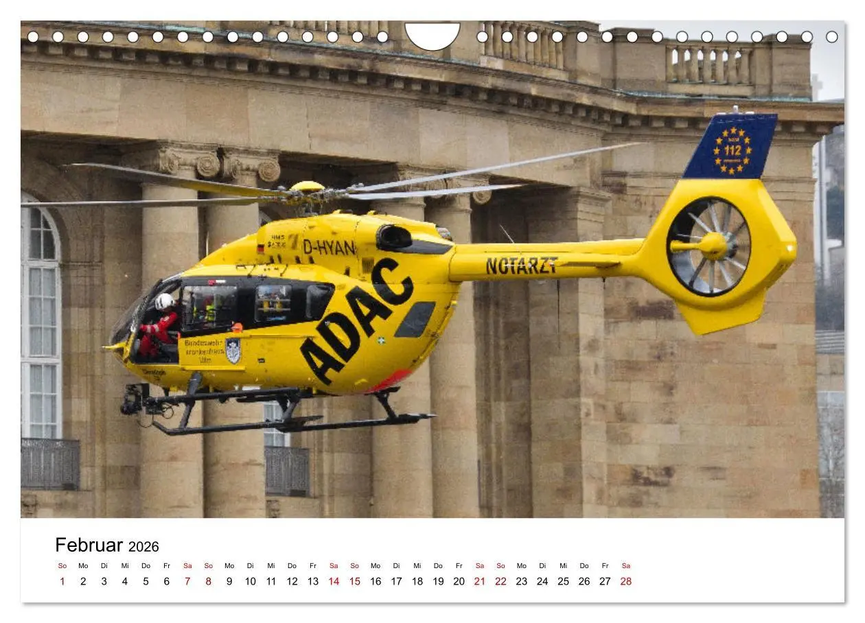 Bild: 9783457368831 | Rettungshubschrauber in Action (Wandkalender 2026 DIN A4 quer),...