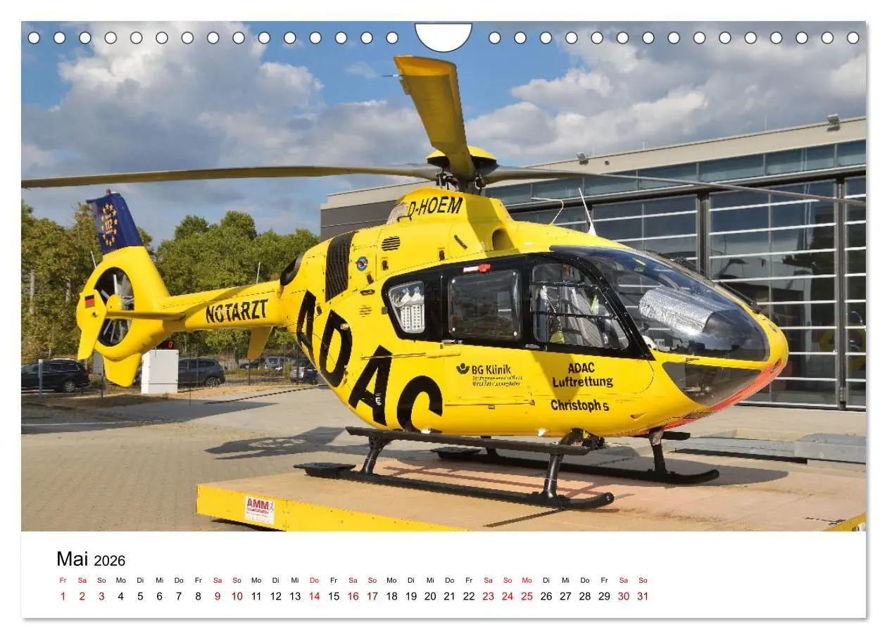 Bild: 9783457368831 | Rettungshubschrauber in Action (Wandkalender 2026 DIN A4 quer),...
