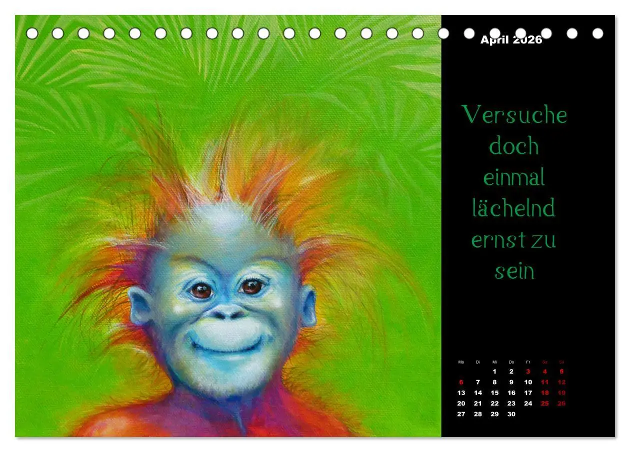 Bild: 9783457678831 | Die Botschaft der Krafttiere (Tischkalender 2026 DIN A5 quer),...