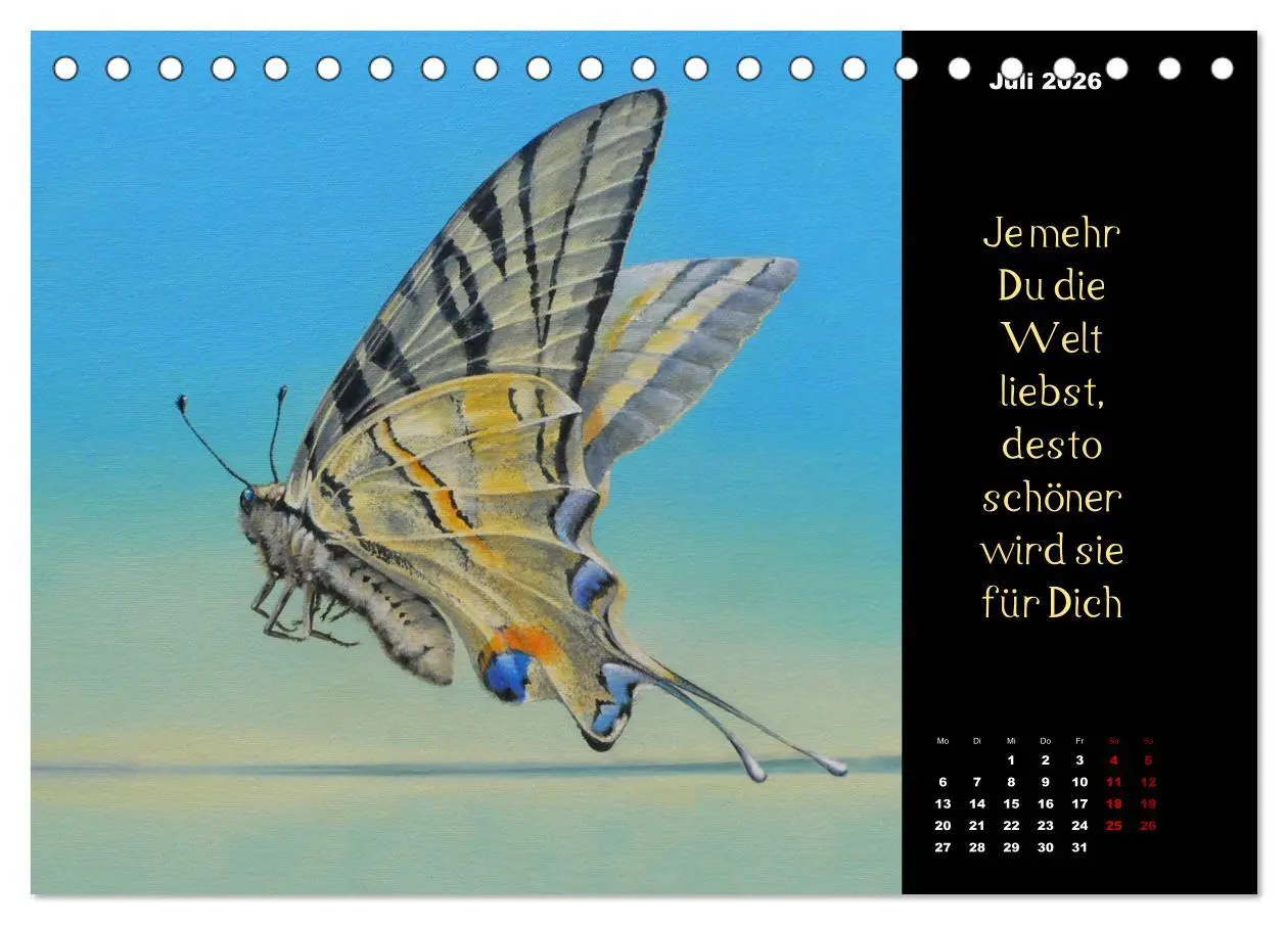 Bild: 9783457678831 | Die Botschaft der Krafttiere (Tischkalender 2026 DIN A5 quer),...