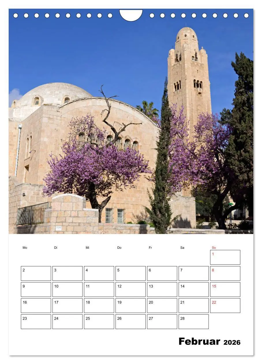Bild: 9783516388831 | Israel - Der Monatsplaner 2026 (Wandkalender 2026 DIN A4 hoch),...
