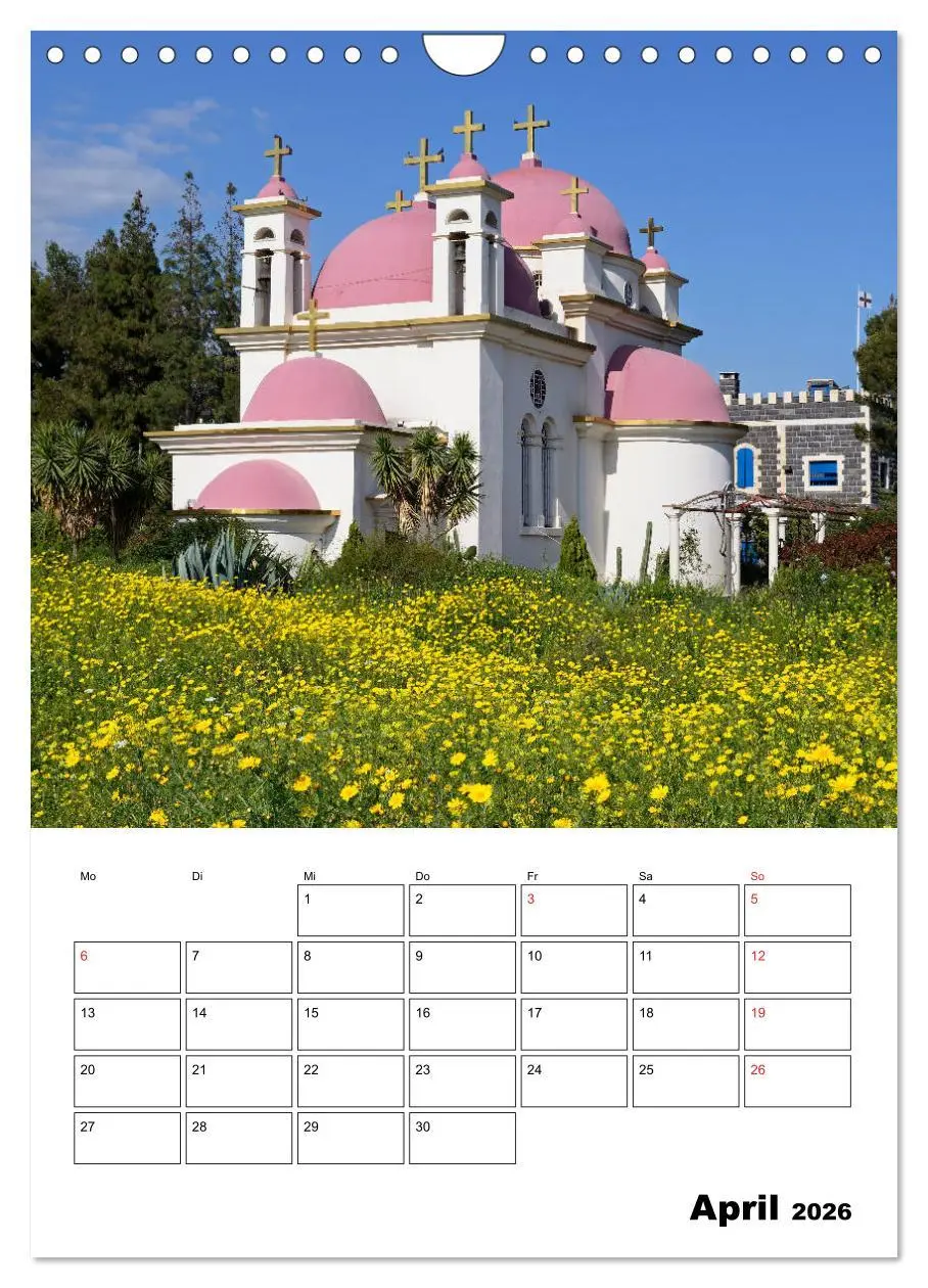 Bild: 9783516388831 | Israel - Der Monatsplaner 2026 (Wandkalender 2026 DIN A4 hoch),...
