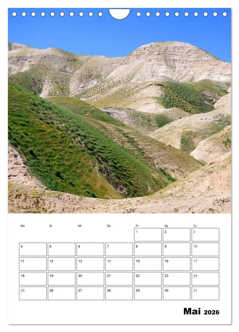 Bild: 9783516388831 | Israel - Der Monatsplaner 2026 (Wandkalender 2026 DIN A4 hoch),...