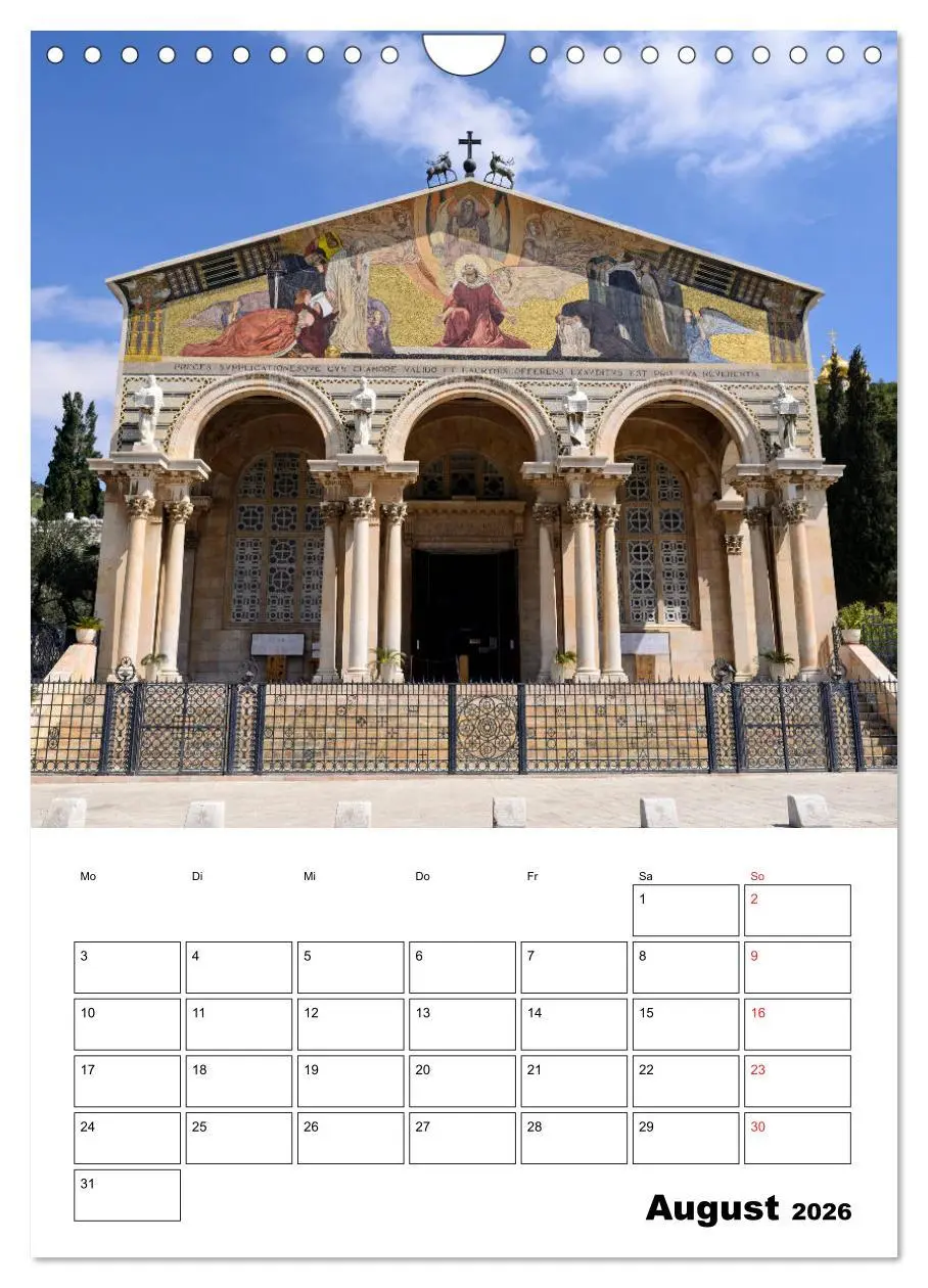 Bild: 9783516388831 | Israel - Der Monatsplaner 2026 (Wandkalender 2026 DIN A4 hoch),...