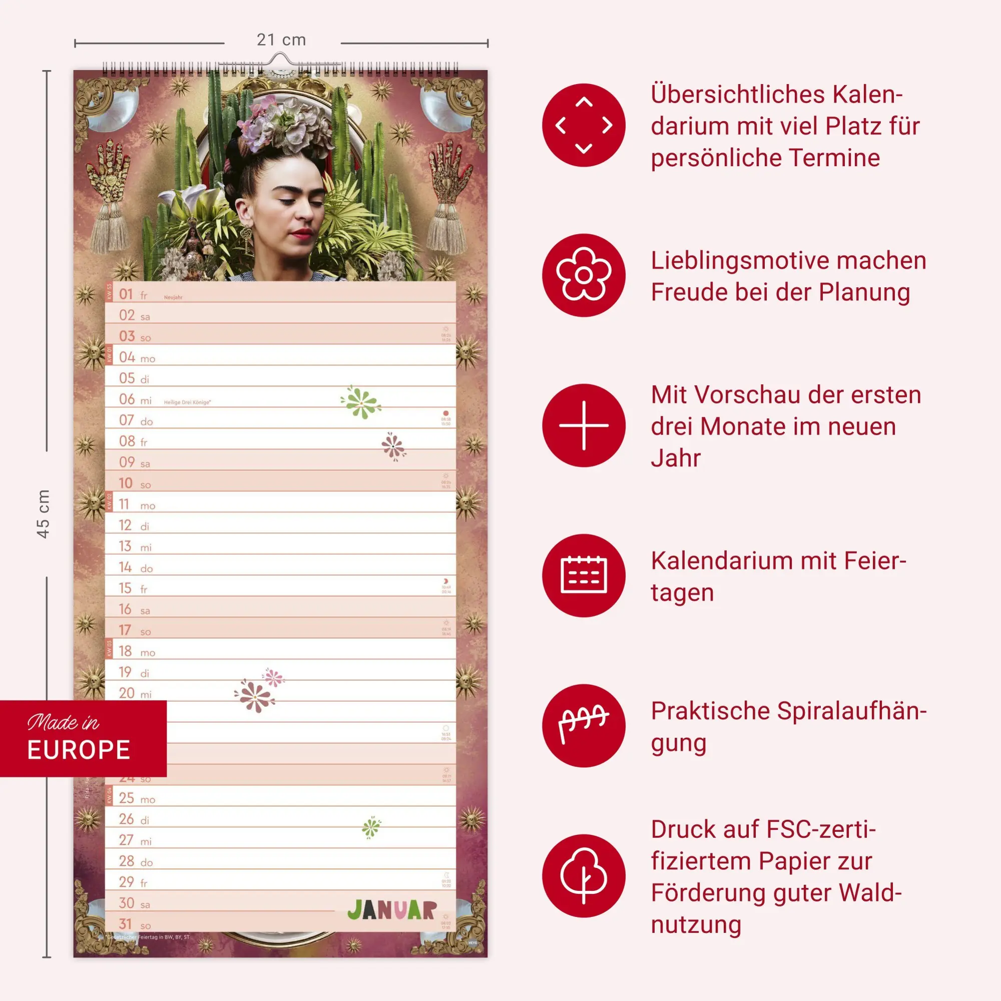 Bild: 9783756418831 | Frida Planer 2027 | Kalender | 13 S. | Deutsch | 2027 | Heye