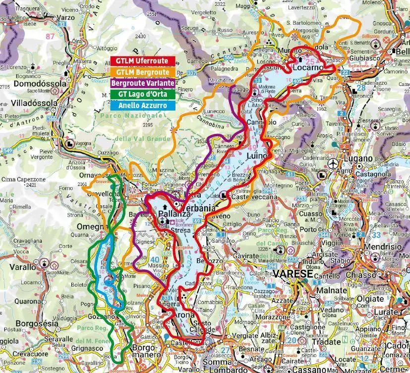 Bild: 9783763348831 | Grand Tour Lago Maggiore und Grand Tour Lago d'Orta | Tim Shaw | Buch