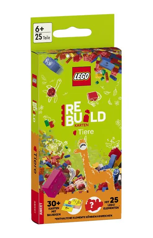 Cover: 9783960808831 | LEGO® - Rebuild Karten - Tiere | mit LEGO-Elementen | Taschenbuch