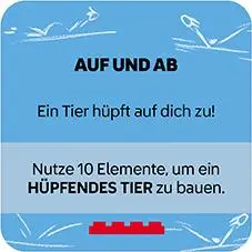Bild: 9783960808831 | LEGO® - Rebuild Karten - Tiere | mit LEGO-Elementen | Taschenbuch