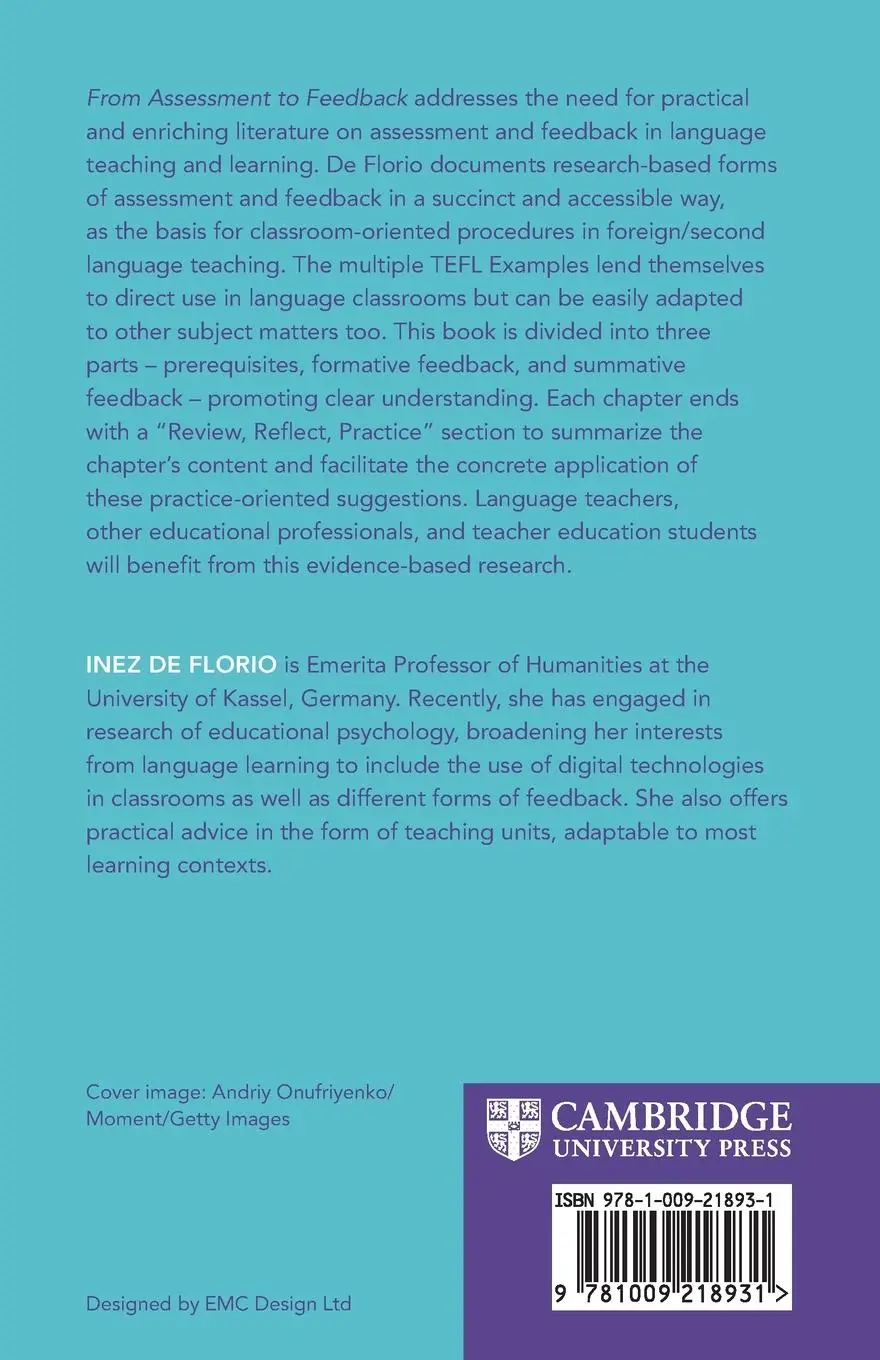 Rückseite: 9781009218931 | From Assessment to Feedback | Inez De Florio | Taschenbuch | Englisch