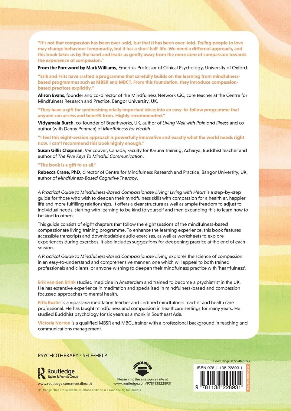 Rückseite: 9781138228931 | A Practical Guide to Mindfulness-Based Compassionate Living | Buch